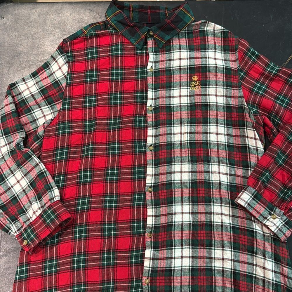 Ralph Lauren plaid flannel Sleep Shirt Size XL C44‎ - Picture 2 of 6